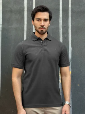 Charcoal Textured Half Sleeves